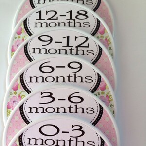 Baby Closet Dividers Size Dividers Size Organizers Label Sizes image 4