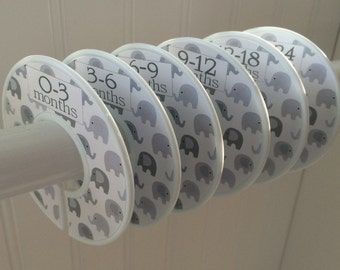 Baby Closet Dividers Clothes Dividers Closet Organizers Size Dividers Dividers Elephants