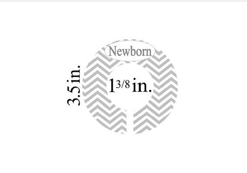 Baby Closet Dividers Size Dividers Size Organizers Label Sizes image 3