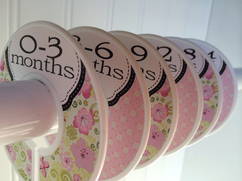 Baby Closet Dividers Size Dividers Size Organizers Label Sizes image 1