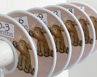 Baby Closet Dividers Clothes Organizers Clothes Dividers Size Dividers Moose