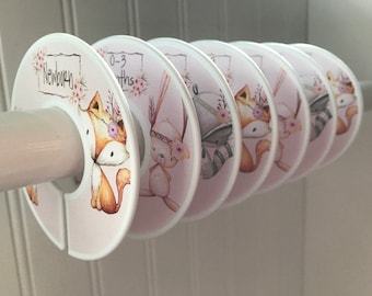 Baby Closet Dividers Organizers Clothes Dividers Clothe Size Organizers Woodland Tribal