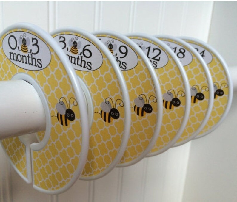 6 Baby Closet Dividers Girl Clothes Dividers Closet Organizers Etsy