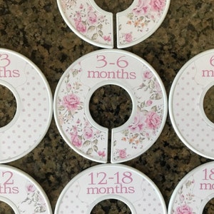 Baby Closet Dividers Organizers Clothes Dividers Size Organizers Baby Clothes Organizers image 2