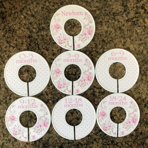 Baby Closet Dividers Organizers Clothes Dividers Size Organizers Baby Clothes Organizers image 5