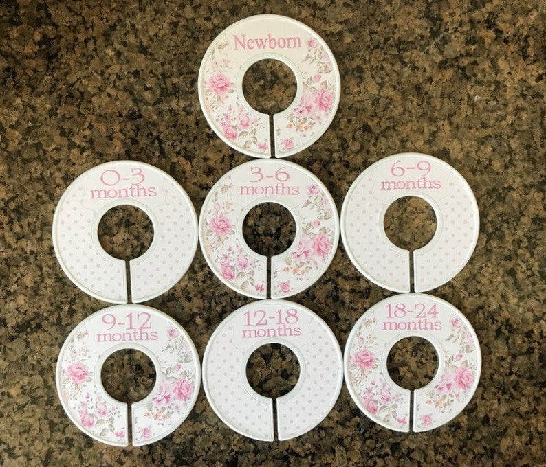 Baby Closet Dividers Organizers Clothes Dividers Size Organizers Baby Clothes Organizers image 5