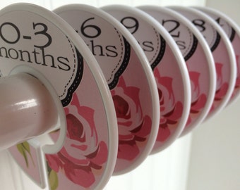 Baby Closet Dividers Closet Organizers Clothes Dividers Size Organizers Baby Clothes Sizes Roses