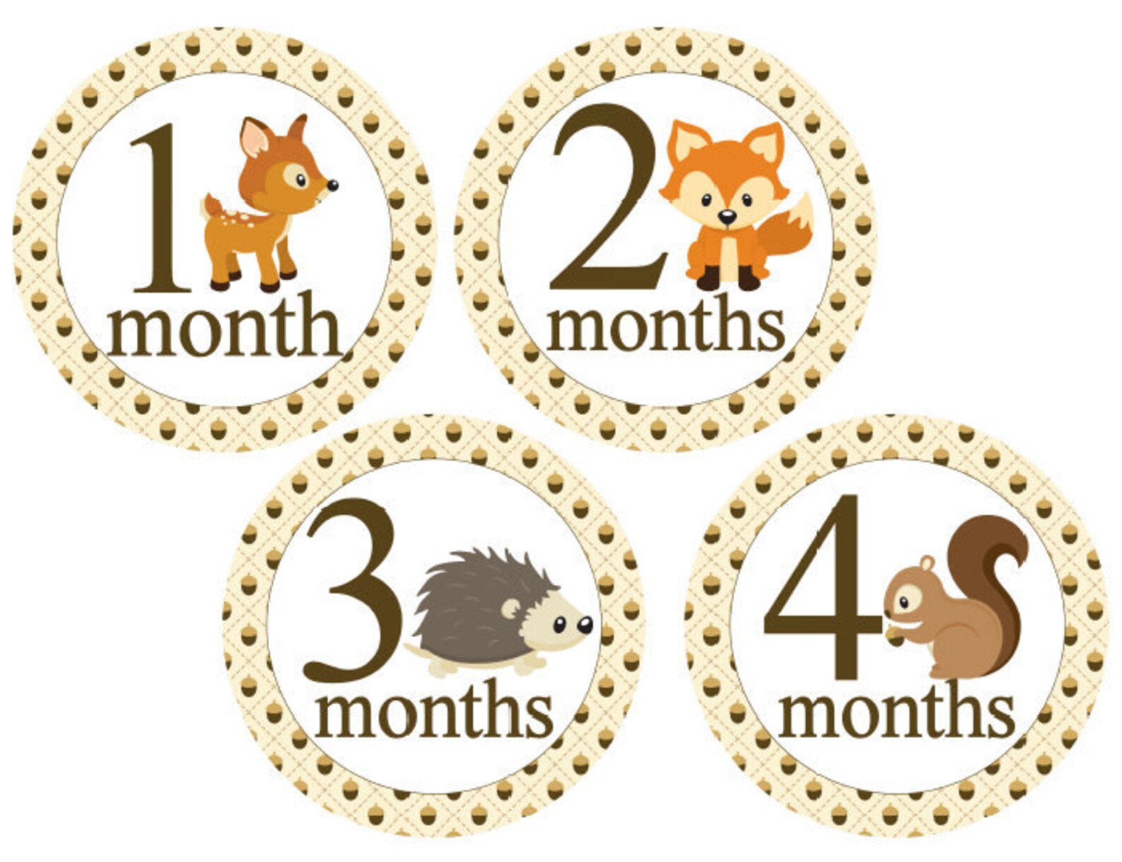 Boy Monthly Stickers Milestone Stickers Monthly Baby Stickers - Etsy