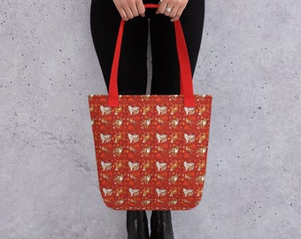 Jaar van de Tiger Tote bag