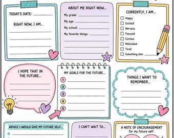 Dear Future Me Letter Printable