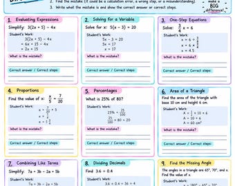 Analys av matematikfel på mellanstadiet