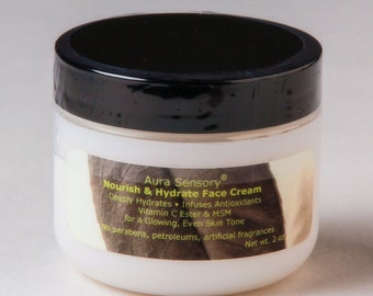 Nourish & Hydrate Face Cream | Rich Facial Moisture Cream With Vitamin C Ester and MSM