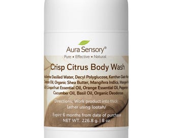 Crisp Citrus Body Wash | Sulfate Free | No Artificial Fragrance or Colors