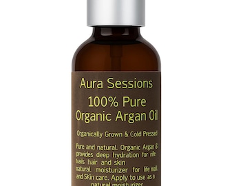 Certified Organic Pure Argan Oil | Not De-Odorized
