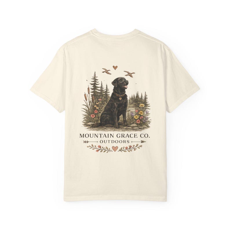 Outdoors Design | Bird Dog Design| Womens Hunting | Confort Colors image 3