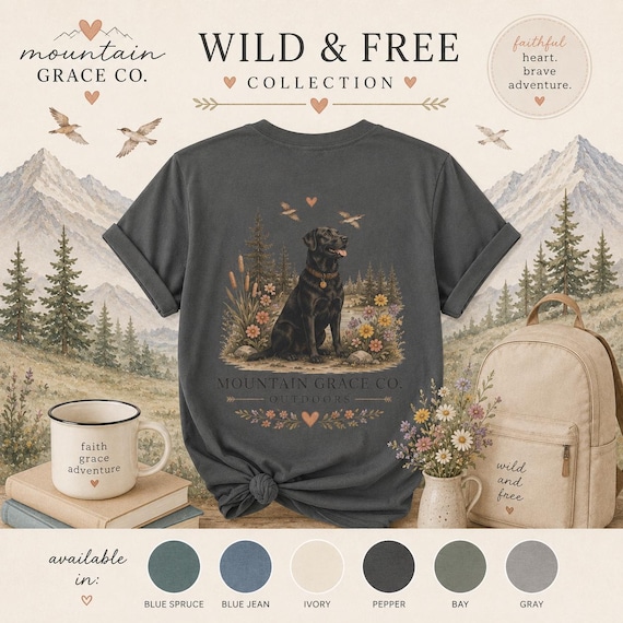 Outdoors Design | Bird Dog Design| Womens Hunting | Confort Colors
