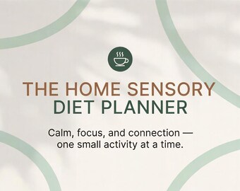 Home Sensory Diet Planner | OT Designed Kids Tracker (Digital Tool)