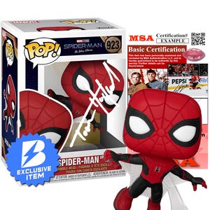 Spiderman Funko Pop Signed by Tom Holland - Etsy