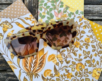 Vintage Sanderson fabric sunglasses slip case