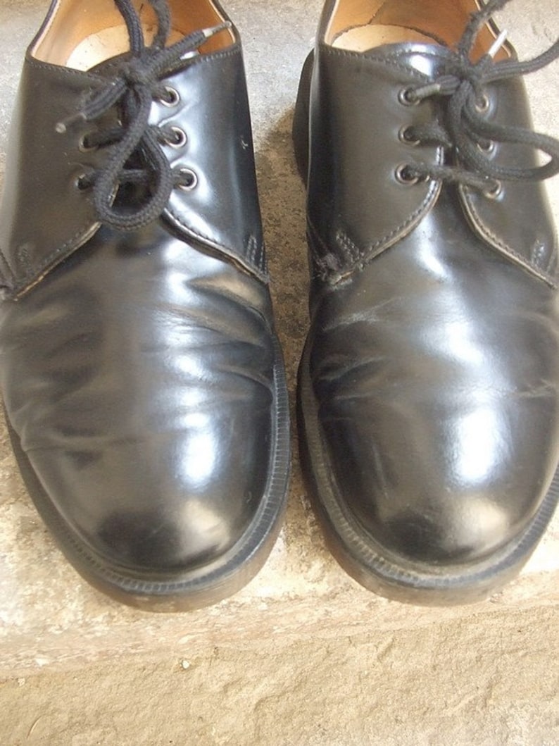 1990s authentic DOC MARTENS black low top oxford 90s english Doc Martens us5 euro36