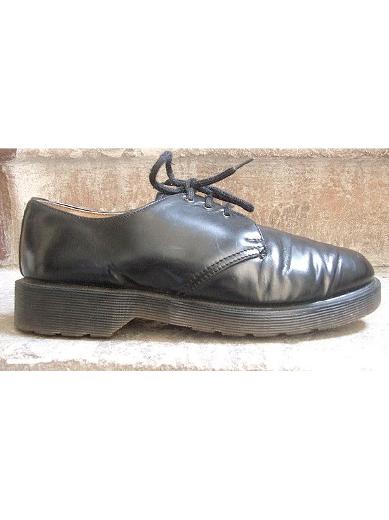 1990s authentic DOC MARTENS black low top oxford 90s english Doc Martens us5 euro36