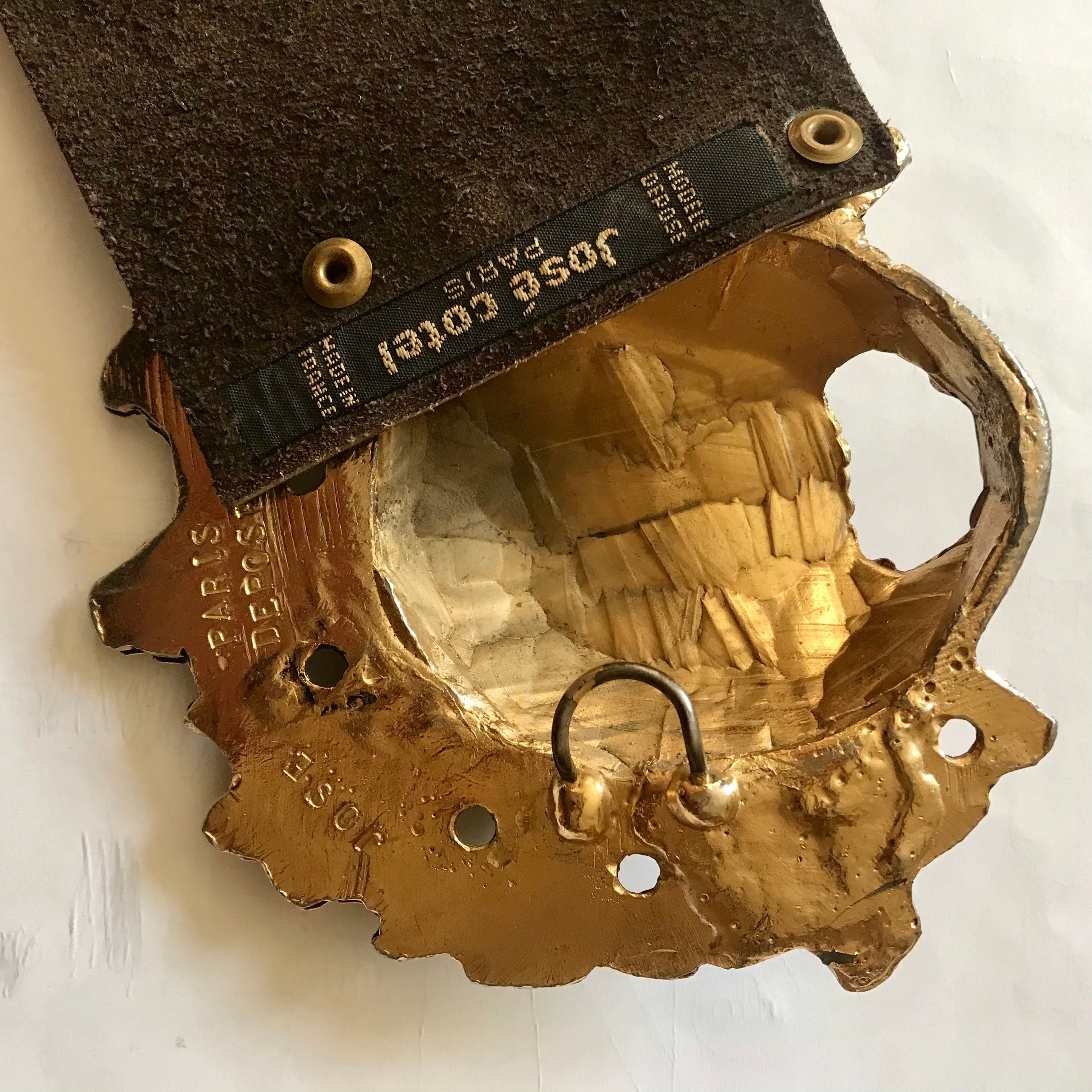 1980 José Cotel Mask Belt / José Cotel Paris Belt/ 1980 Wide