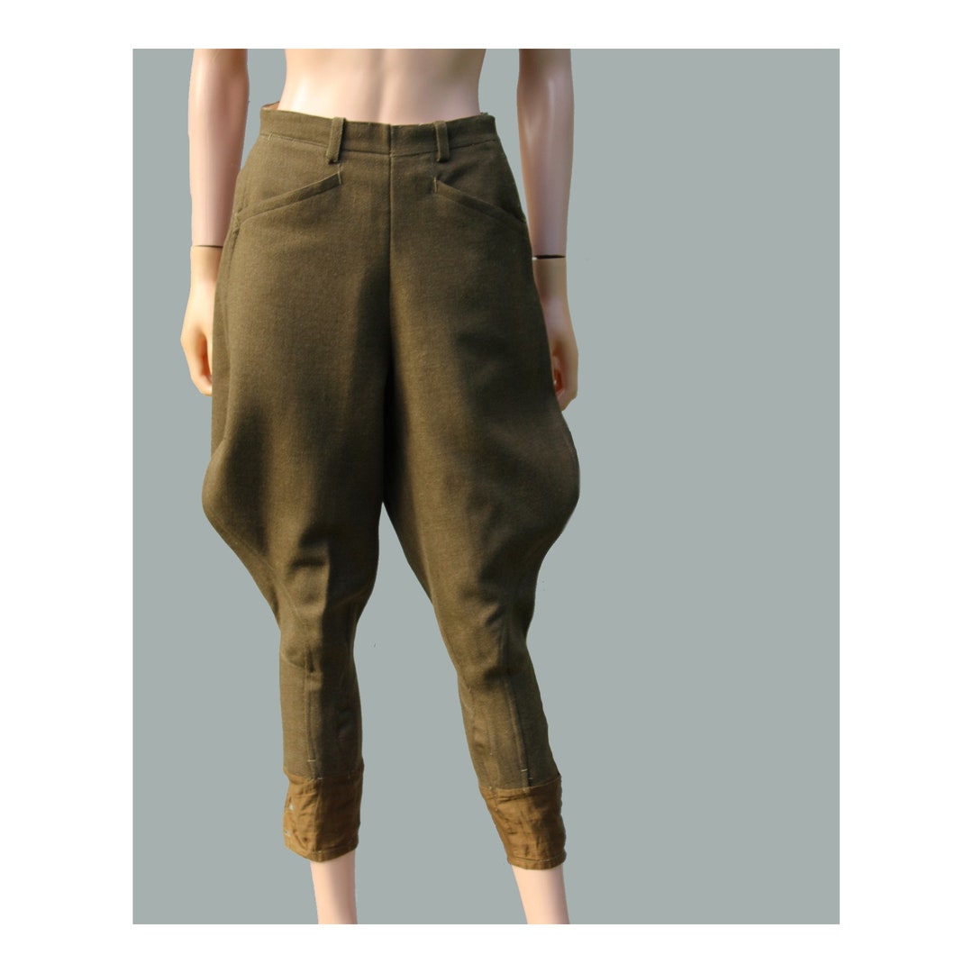 Antique Jodphurs Pants / Old Khaki Riding Pants / H Girard Etsy