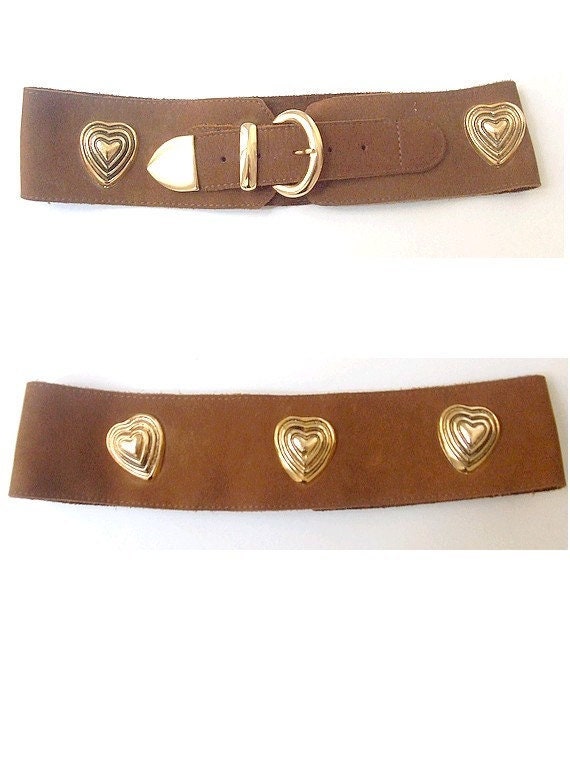 Moschino belt vintage brown belt with gold hardware hearts Moschino | Accessories | Moschino Belt Vintage Brown Belt  main image 2