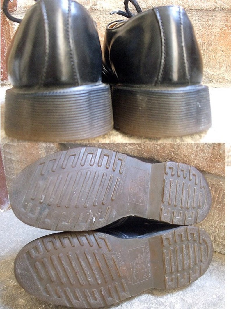 1990s authentic DOC MARTENS black low top oxford 90s english Doc Martens us5 euro36