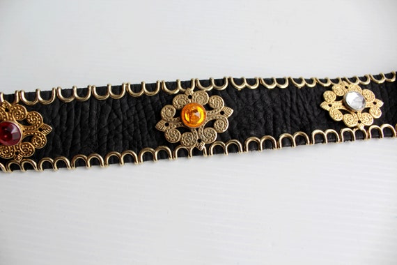 1980 José Cotel embellished belt / José Cotel Paris… - Gem