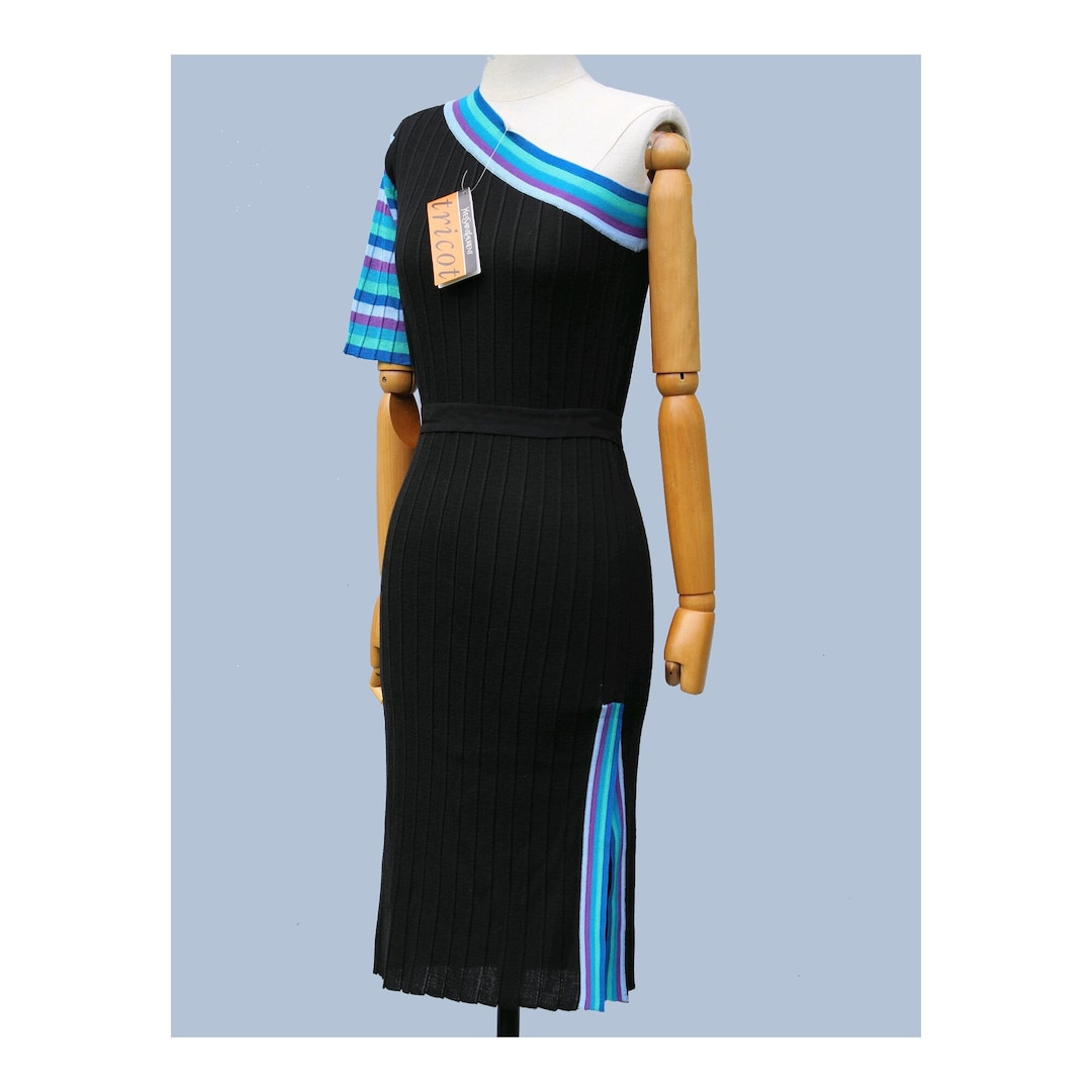 Bcbg rainbow pleated midi dress store