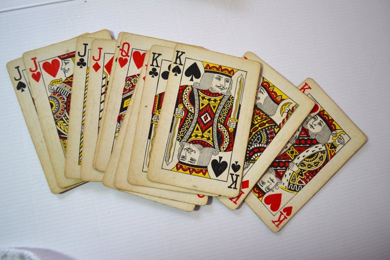 1930s Vintage Playing Cards. Complete Set in Original Box. Bok Tower