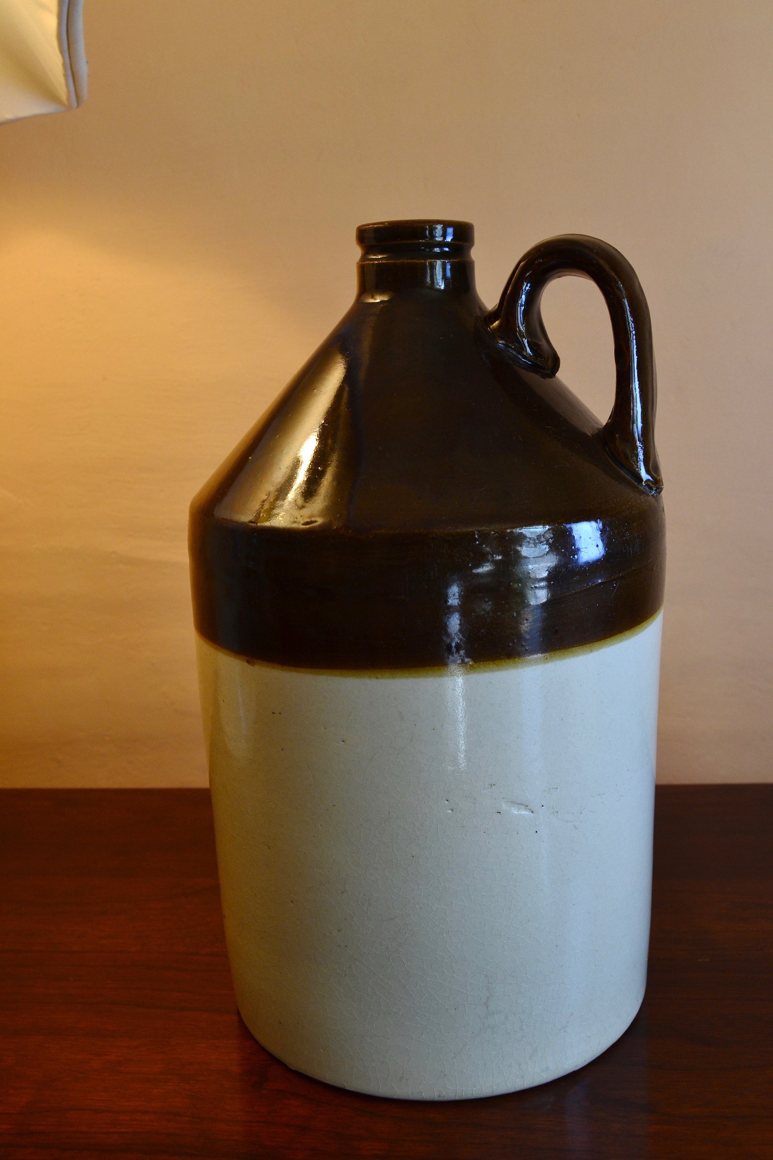 Set of 2 Antique Whiskey Jugs Antique Stoneware Pottery Etsy