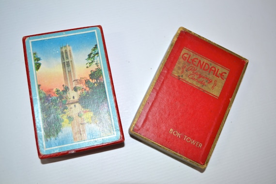 1930年製 ビンテージトランプ Standard playing Card 1930s Vintage Playing Cards. Complete Set in Original Box