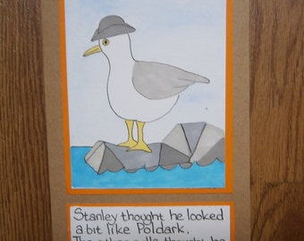 Seagull card - Pol-dork - for any occasion