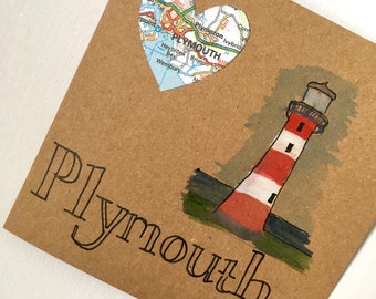 Plymouth - places I love card for any occasion