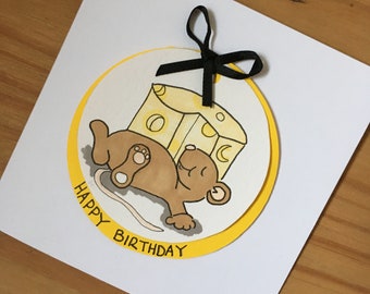 Happy Birthday Mouse card