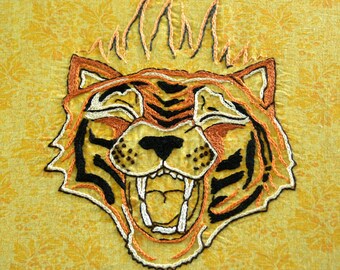Circus Tiger - DIY Hand Embroidery PDF Pattern
