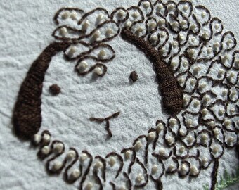 SHEEPLE - Hand Embroidery Pattern PDF