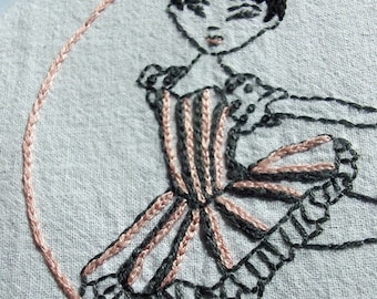 BALLET - Hand Embroidery Pattern PDF