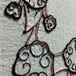 POODLE - Hand Embroidery Pattern PDF