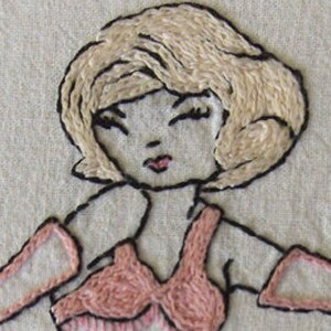 BURLESQUE - Hand Embroidery Pattern PDF - Etsy