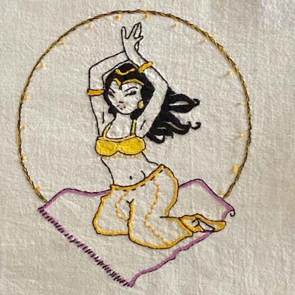 MAGIC CARPET - Hand Embroidery Pattern PDF