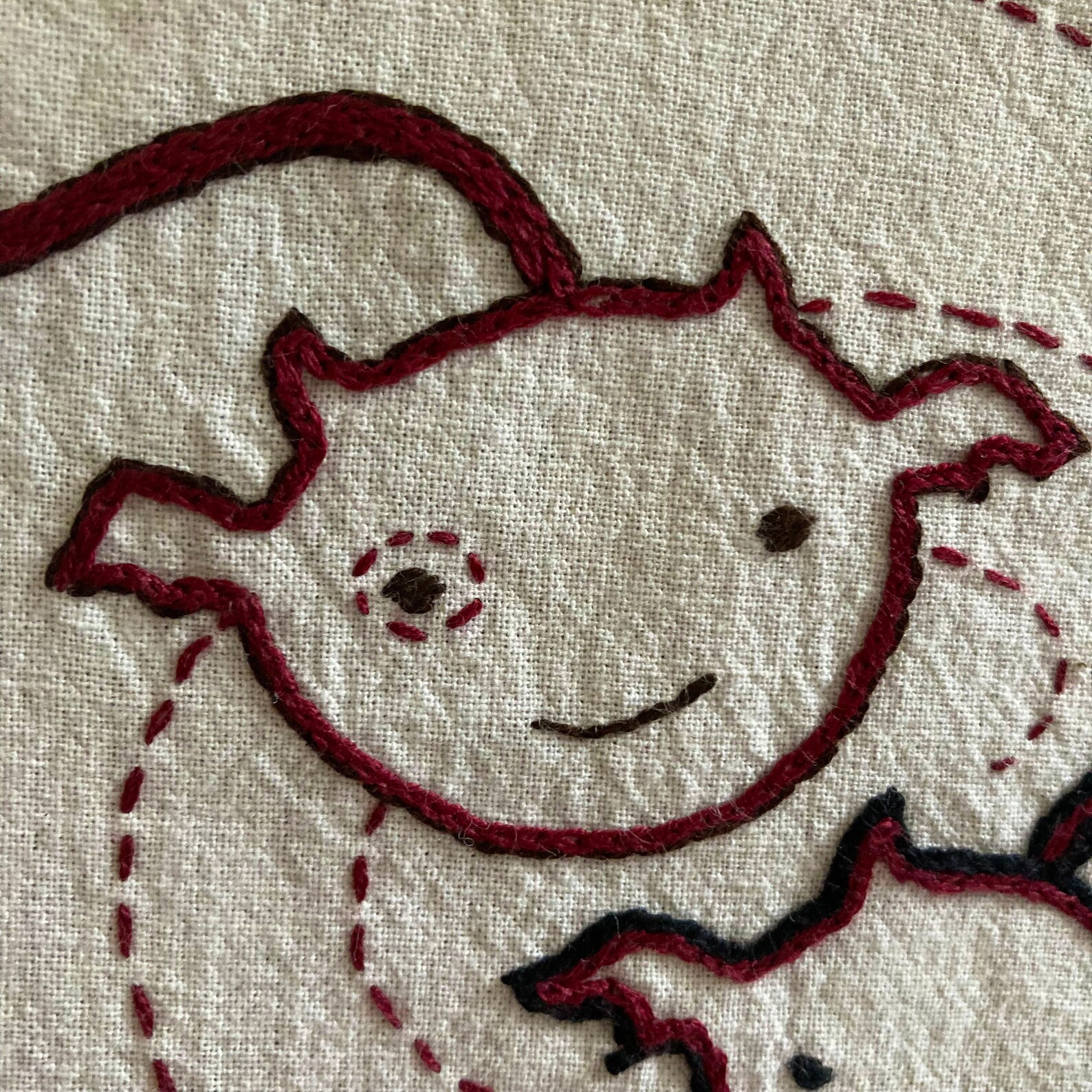 Devil Fpp Pattern DOUBLE DEVILS - Hand Embroidery Pattern PDF - Etsy