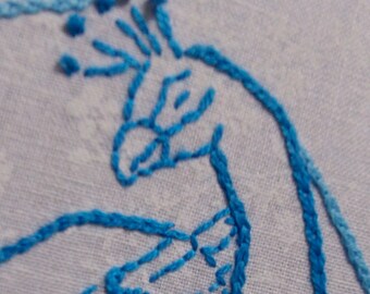 Art Deco Peacock Hand Embroidery PDF Pattern