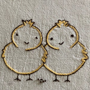 Chick a dee do daw day - Hand Embroidery Pattern PDF