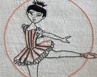 BALLET - Hand Embroidery Pattern PDF