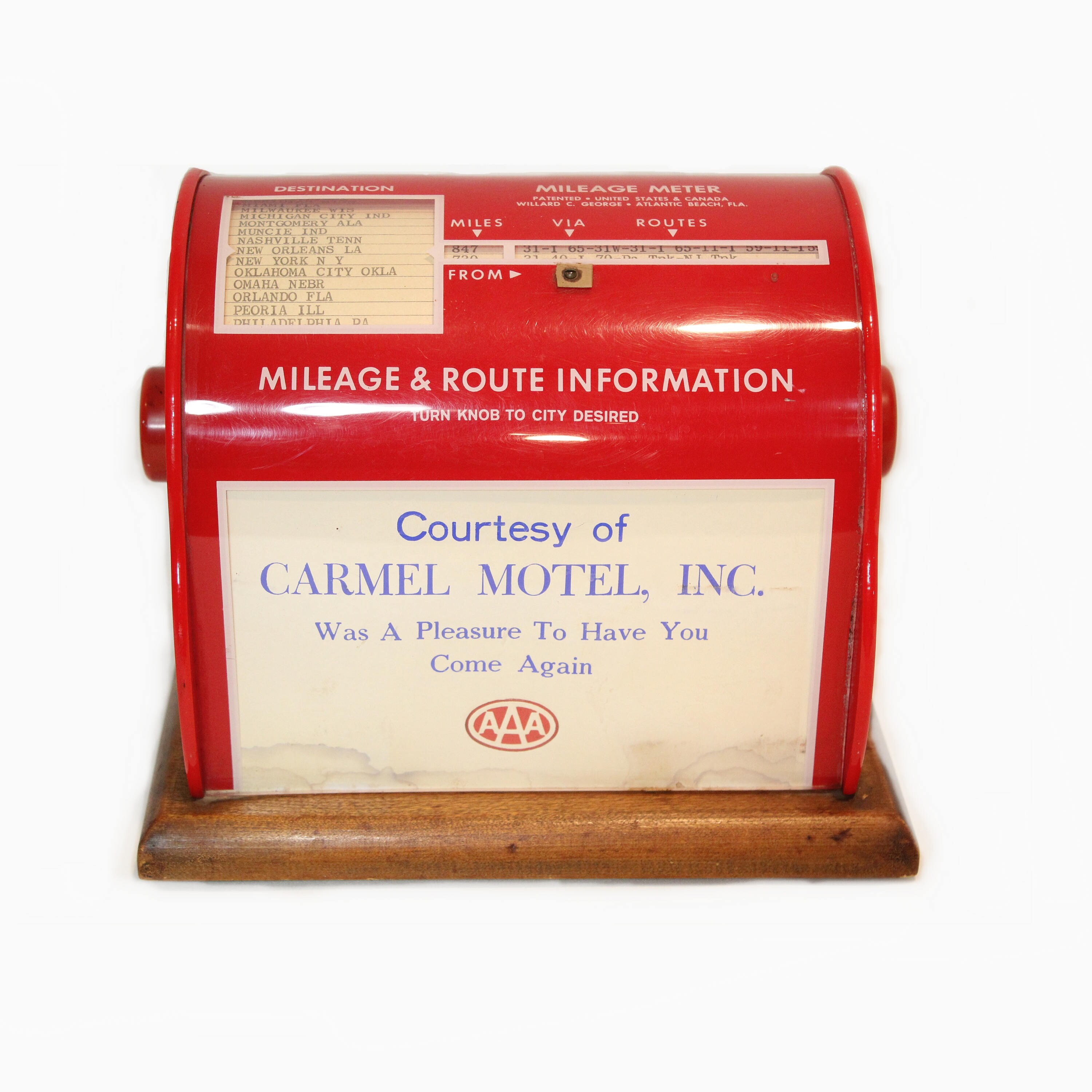 Vintage 1950 Car Travel Mileage Meter Mid Century Etsy