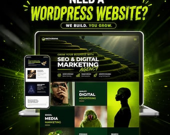 Professional WordPress Website Design | Custom Business Website | Responsive Web Design | SEO Optimized | Landing Page Design Service