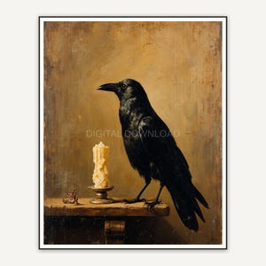 Halloween printable wall art design from the 120 print bundle shown framed